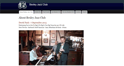 Desktop Screenshot of bexleyjazzclub.org.uk
