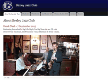 Tablet Screenshot of bexleyjazzclub.org.uk
